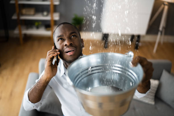 Water damage restoration process in IN